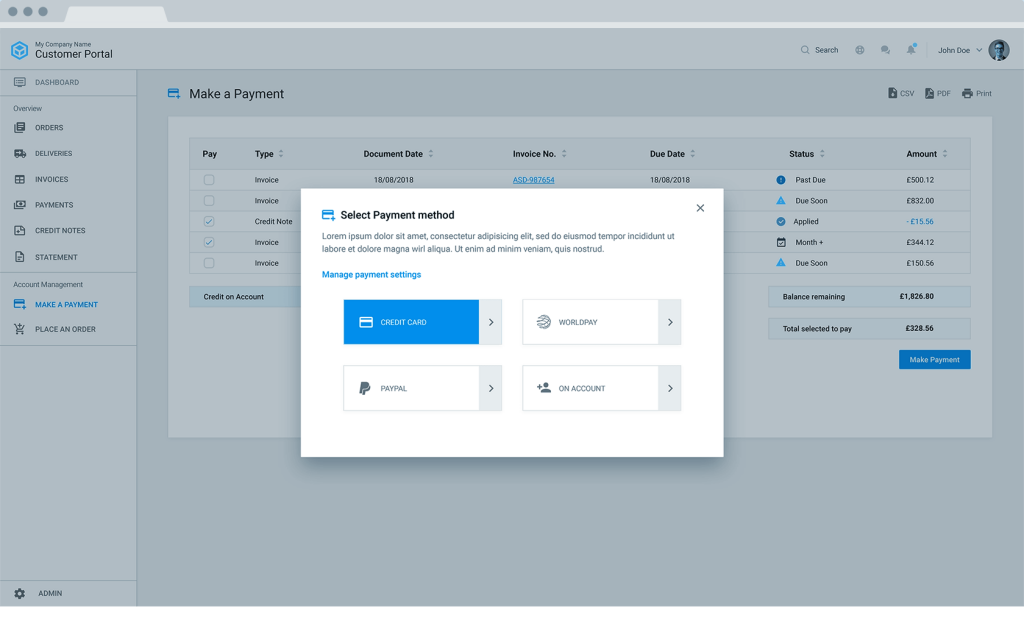 Custom Web Portal Software Templates - Applications Platform