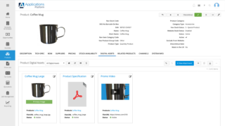 Sales quotation management software displaying quote details and pricing