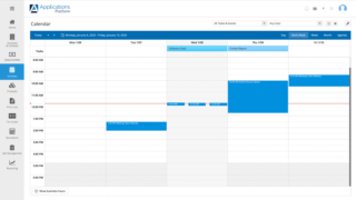 Online quoting software dashboard for tracking customer quotations